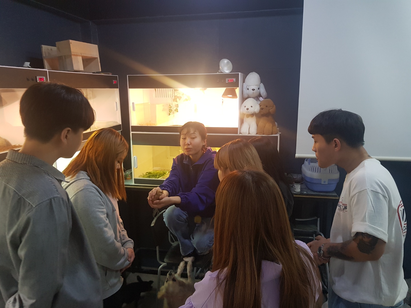 학교 밖 나다움 동아리 애견훈련사 직업 체험