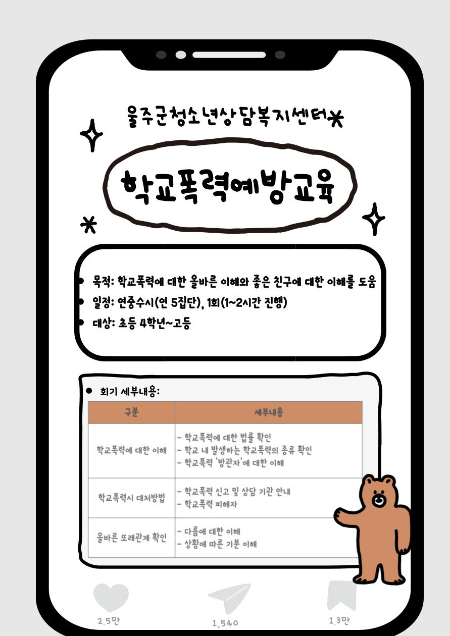 2025년 학교폭력예방교육