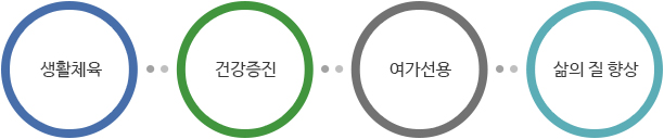 생활체육 건강증진 여가선용 삶의 질 향상